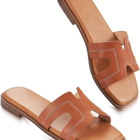 Women's Toe-Ring Sandals—Flat Slip-Ons Suitable For Casual Summer And Beach Wear